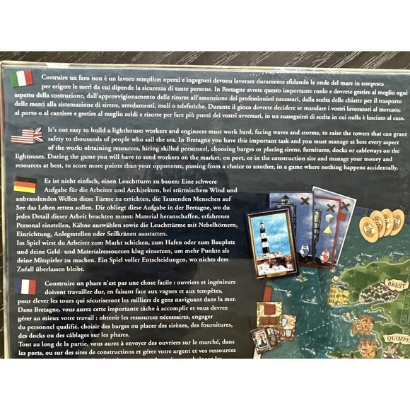 Bretagne Board Game by Marco Pozzi 2015 Placentia Games, New and Sealed - Picture 3 of 7